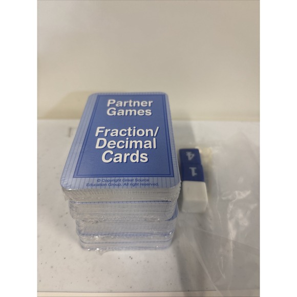 Every Day Counts Partner Games For Number Concepts W/ Class Cardstock Pkg 4th Gr - Picture 4 of 14